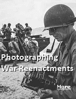 If you want to experience what it�s like to shoot as a combat photographer, but don�t want to risk getting shot at, look into photographing war reenactments.